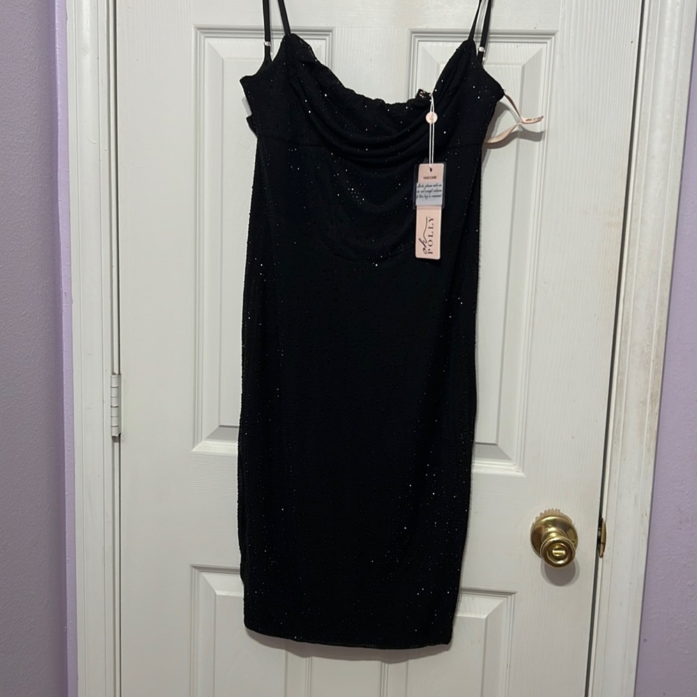 NWT Oh Polly Black Mini Dress